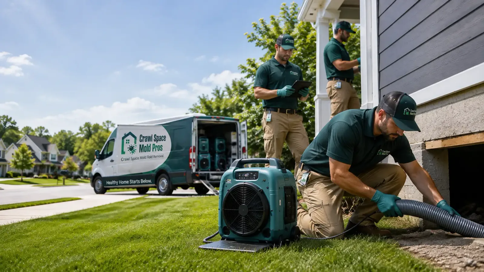 Crawl Space Mold Removal in Martinsburg, MO